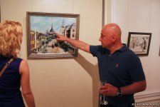 Российский дипломат Оксана Орлова воплотила свою любовь к Азербайджану в ярких картинах (ФОТО)