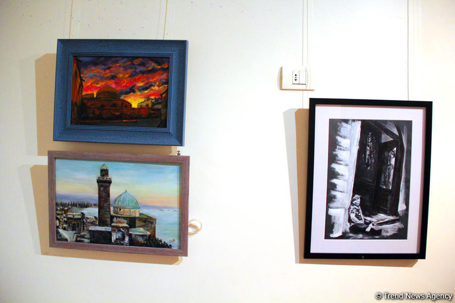 Российский дипломат Оксана Орлова воплотила свою любовь к Азербайджану в ярких картинах (ФОТО)