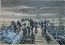 Нефть и нефтяники в живописи азербайджанских художников (ФОТО)