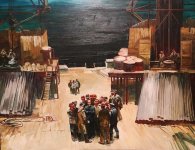 Нефть и нефтяники в живописи азербайджанских художников (ФОТО)