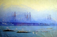 Нефть и нефтяники в живописи азербайджанских художников (ФОТО)