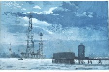 Нефть и нефтяники в живописи азербайджанских художников (ФОТО)