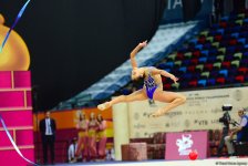 В Баку продолжаются финальные выступления многоборья в рамках Чемпионата мира по художественной гимнастике (ФОТО)