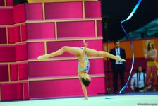 В Баку продолжаются финальные выступления многоборья в рамках Чемпионата мира по художественной гимнастике (ФОТО)