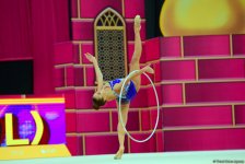 В Баку продолжаются финальные выступления многоборья в рамках Чемпионата мира по художественной гимнастике (ФОТО)