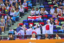 Зрители Чемпионата мира в Баку восхищены пластикой и красотой движений граций (ФОТО)