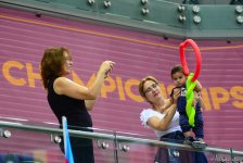 Зрители Чемпионата мира в Баку восхищены пластикой и красотой движений граций (ФОТО)