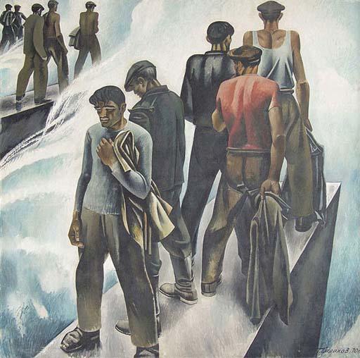 Нефть и нефтяники в живописи азербайджанских художников (ФОТО)