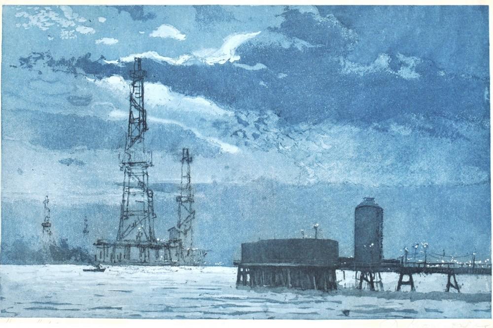 Нефть и нефтяники в живописи азербайджанских художников (ФОТО)