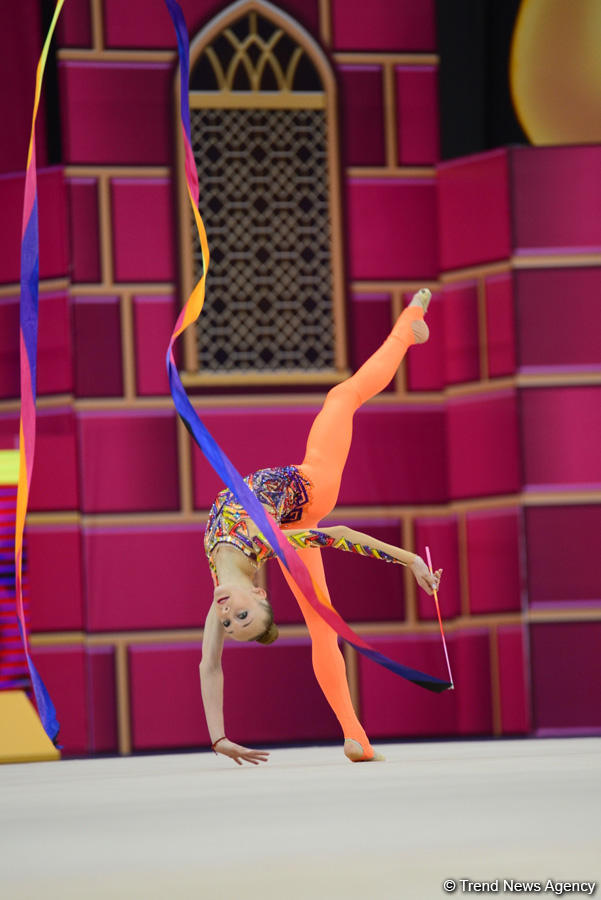 В Баку стартовал финал многоборья Чемпионата мира по художественной гимнастике (ФОТО)