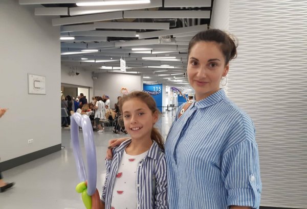 Зал Арены гимнастики в Баку выглядит очень эффектно – зрительница из Эстонии