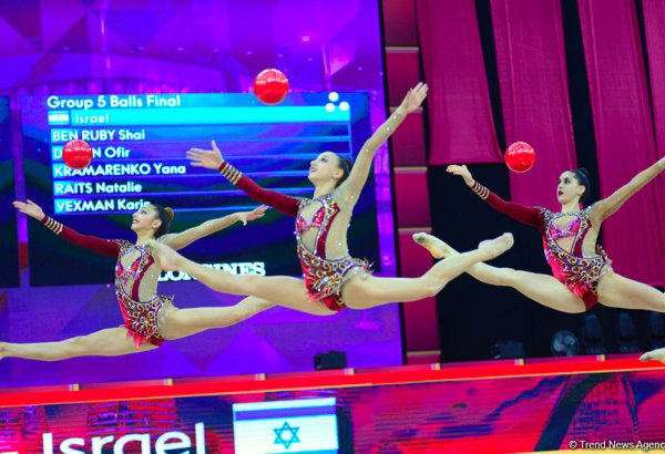 Лучшие моменты заключительного дня Чемпионата мира по художественной гимнастике в Баку (ФОТО)