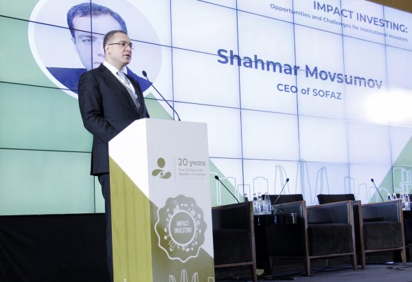 Шахмар Мовсумов: Импактные инвестиции обладают большим потенциалом (ФОТО)
