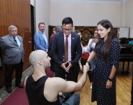 Вице-президент Фонда Гейдара Алиева Лейла Алиева приняла участие в презентации международного инклюзивного спектакля "Аргонавты" в рамках фестиваля Насими (ФОТО)