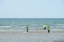 В Абшеронском национальном парке прошел турнир по рыболовству (ФОТО)