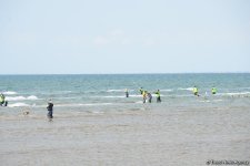 В Абшеронском национальном парке прошел турнир по рыболовству (ФОТО)