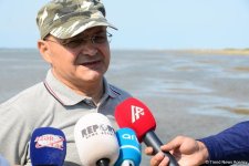 В Абшеронском национальном парке прошел турнир по рыболовству (ФОТО)