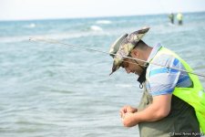 В Абшеронском национальном парке прошел турнир по рыболовству (ФОТО)