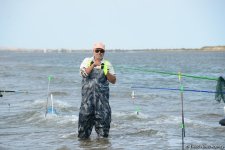 В Абшеронском национальном парке прошел турнир по рыболовству (ФОТО)