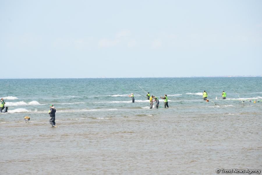 В Абшеронском национальном парке прошел турнир по рыболовству (ФОТО)
