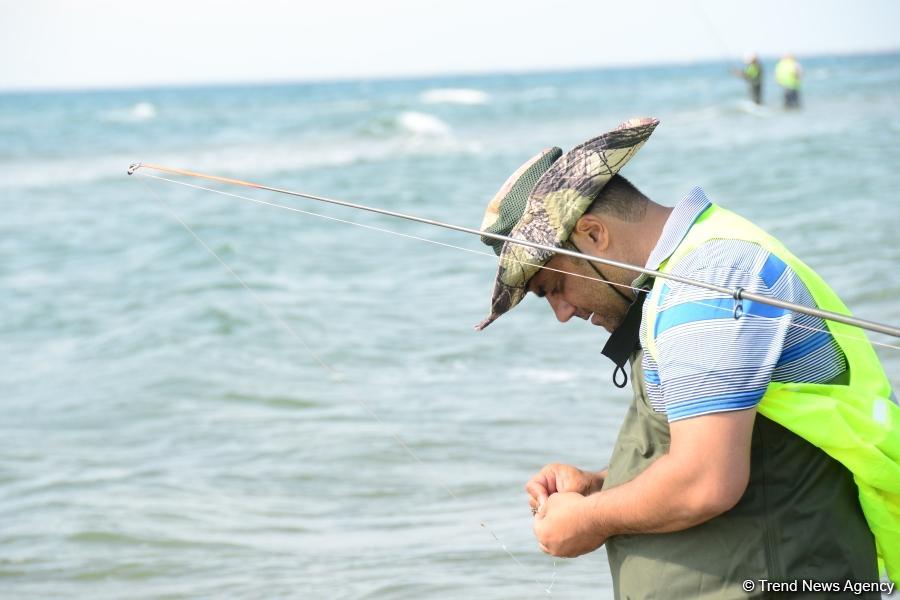 В Абшеронском национальном парке прошел турнир по рыболовству (ФОТО)