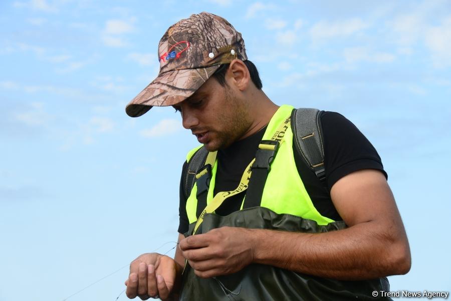 В Абшеронском национальном парке прошел турнир по рыболовству (ФОТО)