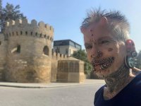Баку был шокирован моим видом - Рольф Бухгольц, самый пирсингованный человек в мире (ФОТО)