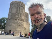 Баку был шокирован моим видом - Рольф Бухгольц, самый пирсингованный человек в мире (ФОТО)