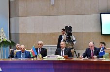 Президент Ильхам Алиев принял участие в заседании Совета глав государств СНГ в расширенном составе в Ашгабаде (ФОТО)
