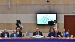 Президент Ильхам Алиев принял участие в заседании Совета глав государств СНГ в расширенном составе в Ашгабаде (ФОТО)