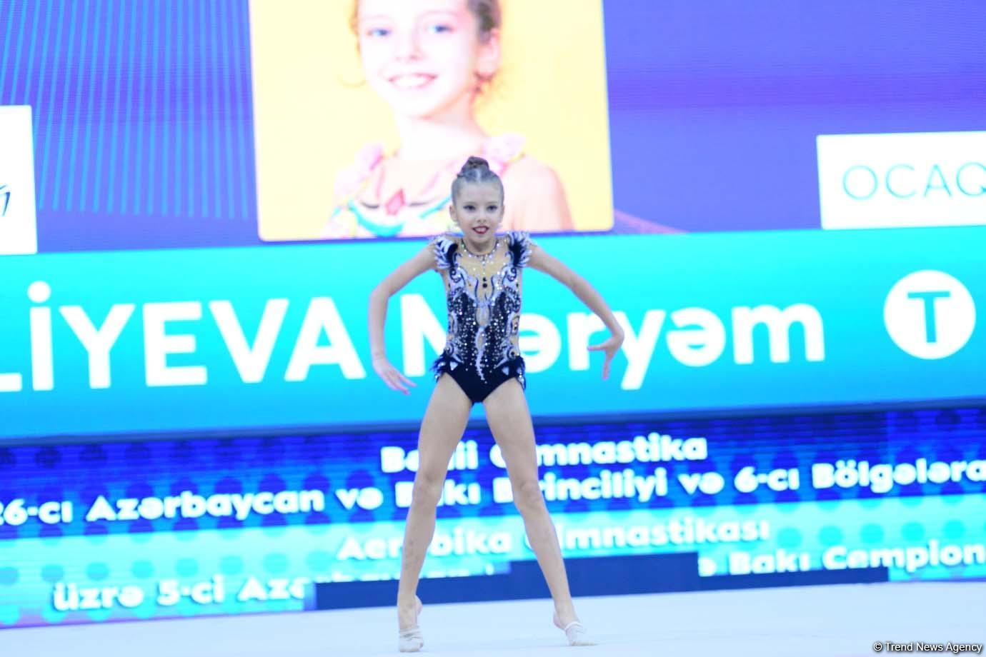 Стартовал первый день соревнований пятого первенства Азербайджана и Чемпионата Баку по аэробной гимнастике (ФОТО)