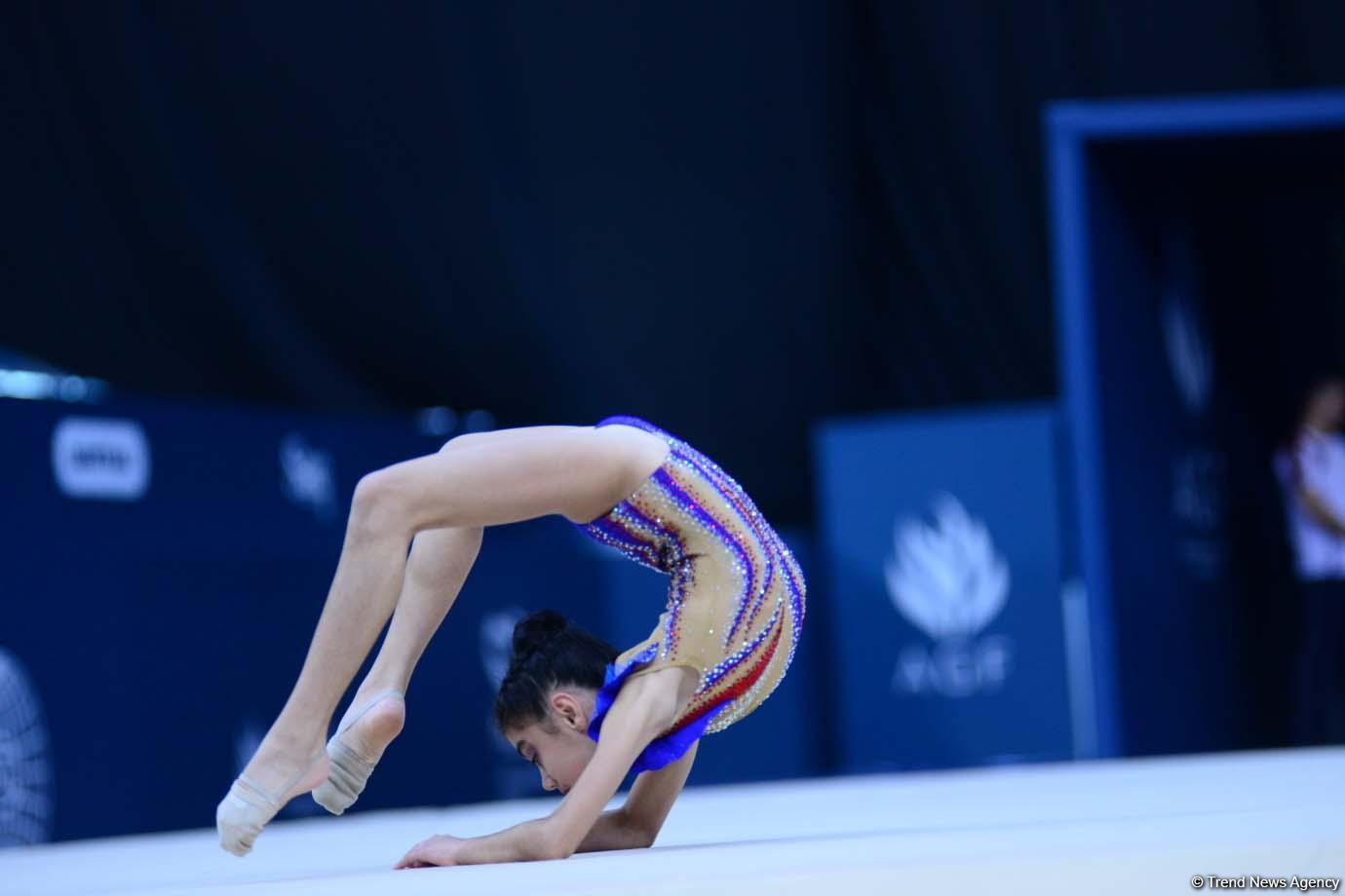 Стартовал первый день соревнований пятого первенства Азербайджана и Чемпионата Баку по аэробной гимнастике (ФОТО)