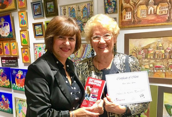 Азербайджанские художники представили свои работы в музейном комплексе Лувра (ФОТО)