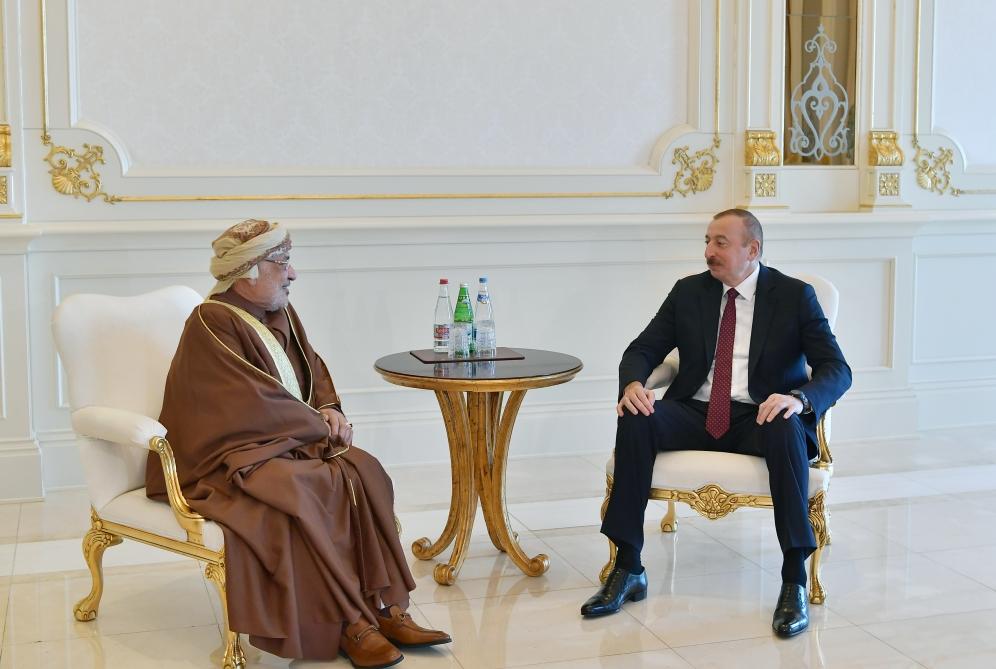 Президент Ильхам Алиев принял делегацию во главе с председателем Государственного совета Омана (ФОТО)