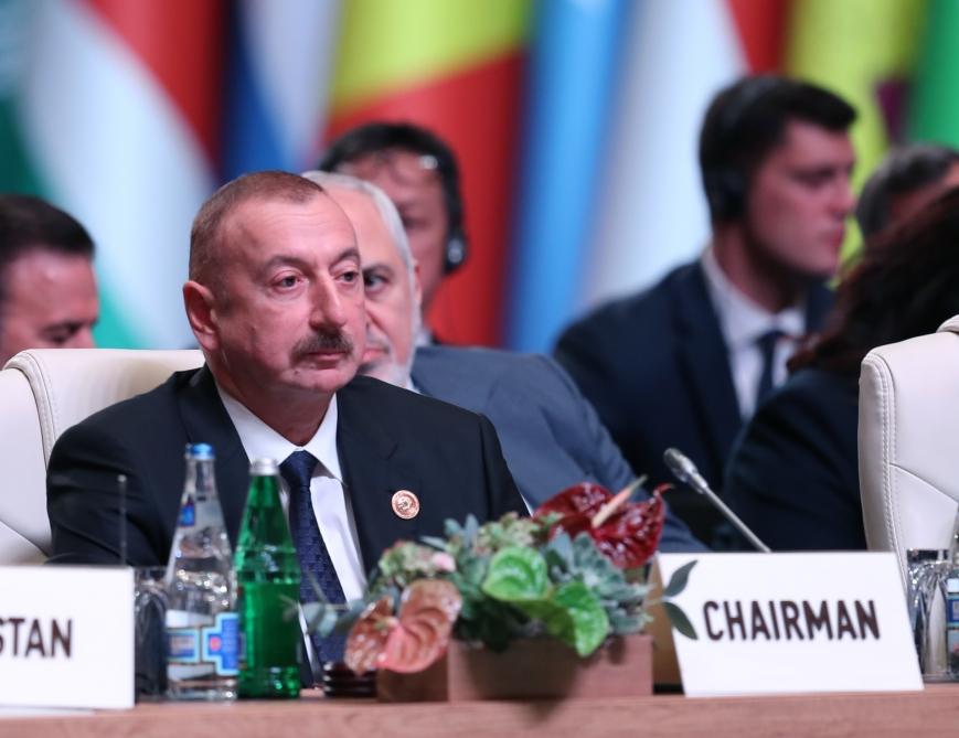 Президент Ильхам Алиев принял участие в дебатах в рамках XVIII Саммита Движения неприсоединения в Баку (ФОТО)