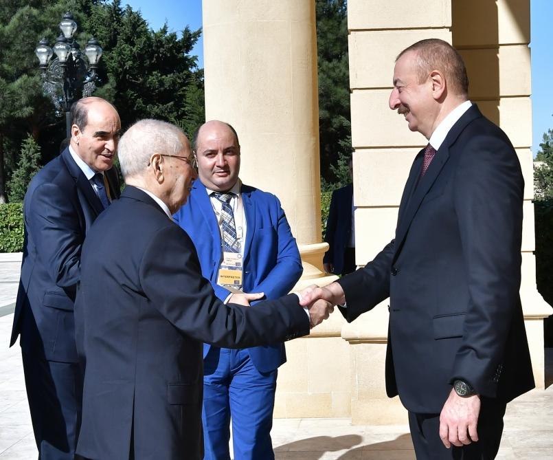 Состоялась встреча Президента Ильхама Алиева с Президентом Алжира Абдель Кадером Бенсалахом (ФОТО)