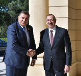 Президент Ильхам Алиев встретился в Баку с председателем Президиума Боснии и Герцеговины (ФОТО)
