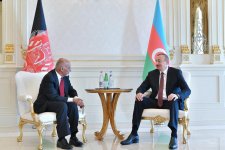 Президент Ильхам Алиев встретился с главой Афганистана (ФОТО)