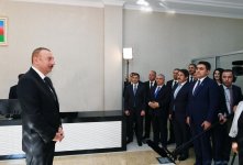 Президент Ильхам Алиев принял участие в церемонии сдачи в эксплуатацию системы снабжения питьевой водой и канализации в Агдаше (ФОТО)