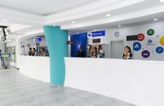 Президент Ильхам Алиев принял участие в открытии Центра обслуживания «Шебеке» в Агдашском районном телекоммуникационном узле (ФОТО) (версия 2)