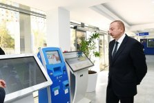 Президент Ильхам Алиев принял участие в открытии Центра обслуживания «Шебеке» в Агдашском районном телекоммуникационном узле (ФОТО) (версия 2)