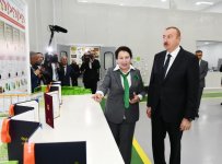 Президент Ильхам Алиев принял участие в открытии Солодкового  промышленного парка в Агдаше (ФОТО)