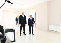 Президент Ильхам Алиев принял участие в церемонии сдачи в эксплуатацию систем водоснабжения и канализации города Габала (ФОТО)