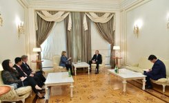 Президент Ильхам Алиев принял делегацию во главе с торговым посланником премьер-министра Великобритании по Азербайджану (ФОТО)