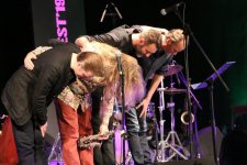 Норвежский викинг и "двойник" Джанлуиджи Буффона в вечернем Баку (ВИДЕО, ФОТО)