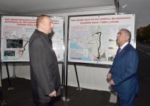 Президент Ильхам Алиев ознакомился с работами, проделанными после реконструкции на участке улицы Шафаята Мехтиева в Баку  (ФОТО)