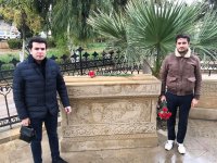 Албан Клод из Франции посетил святилище Пир Гасан и могилу прадеда Гаджи Зейналабдина Тагиева (ФОТО)