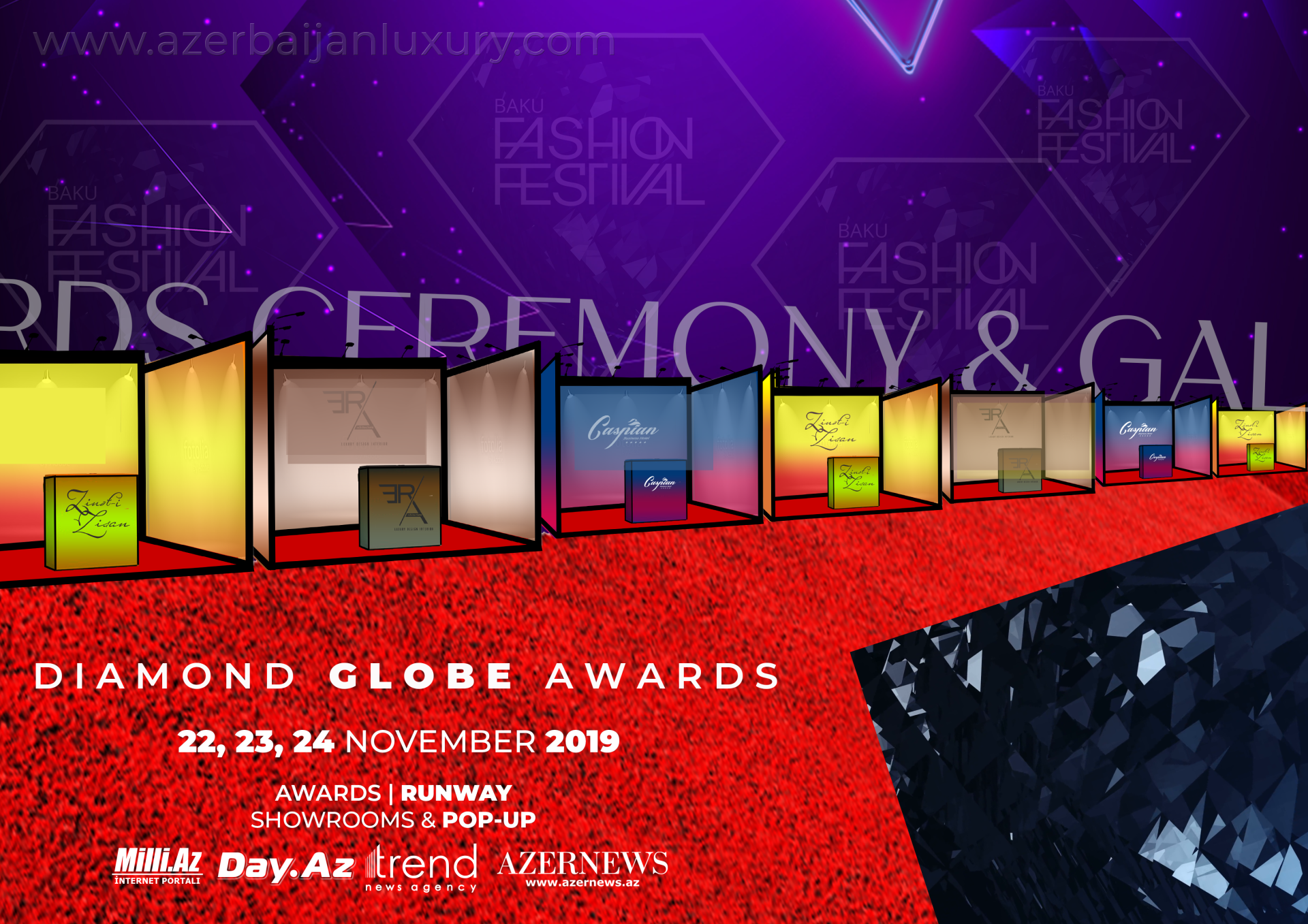 В Баку пройдет церемония награждения Diamond Globe Awards (ВИДЕО)