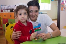 Самые маленькие дети показали свою любовь к флагу Азербайджана (ФОТО)