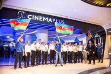 В торговом центре провели музыкальный парад с флагами Азербайджана (ВИДЕО, ФОТО)